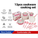 The Stone Kitchen | 12-Piece Maifan Stone Non-Stick Cookware Collection