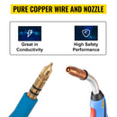 VEVOR 24KD Miller 250A MIG Torch MAG Welding Gun Professional 4.6M Cable Air-Cooled Gas Burner Torch for MIG Welding Machine