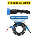 VEVOR 24KD Miller 250A MIG Torch MAG Welding Gun Professional 4.6M Cable Air-Cooled Gas Burner Torch for MIG Welding Machine