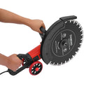 16Zoll 4000W Elektrische Betonsäge Ziegelschneider Kreissäge Wandschlitzer mit Sägeblatt und Rollenführung 3000 U/min