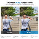 The Argus Eye | 12MP 6K WiFi PTZ Security Camera with Dual-Screen AI Auto-Tracking