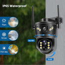 The Argus Eye | 12MP 6K WiFi PTZ Security Camera with Dual-Screen AI Auto-Tracking