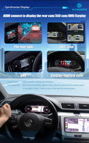 The Wolfsburg Glass | 12.3" Digital LCD Dashboard Cluster for VW MK6/MK7 Platform