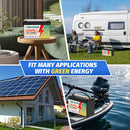 12V 100Ah LiFePO4 Lithiumbatterie 100A BMS für Wohnmobil, Solar, Marine, Trolling-Motor, Notstromaggregat Gruppe 31 Deep-Cycle-Lithiumbatterien