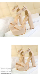 The Sorbonne | Square-Heel Leather Pumps for Women