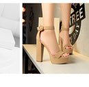 The Sorbonne | Square-Heel Leather Pumps for Women