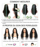 13x4 Braune Lace Front Echthaarperücken vorgezupft mit Babyhaar Schokoladenfarbene Knochenglatte Echthaar Lace Frontal Perücken