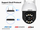 12MP PTZ WiFi IP Kamera Dual-Objektiv 2.8mm -12mm 8X Zoom 4K Outdoor AI Menschliche Verfolgung CCTV Audio Heimüberwachungskamera
