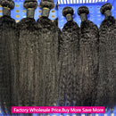 The Ebony Cascade | 100% Unprocessed Kinky Straight Human Hair Bundles