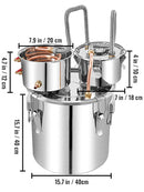 The Alembic | 50L Stainless Steel Water Distiller