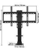 VEVOR Remote TV Lift Motorized Cabinet TV Mount Bracket Electirc Actuator Lifting Column DC Motor Height Adjustable Plasma LCD