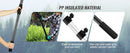 SucceBuy Manual Pole Saw Extendable Tree Pruner  Steel Blade for High Branches Trimming with Lightweight Aluminum Alloy Handle