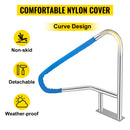 SucceBuy 30-55"x22-32" Swimming Pool Handrail With 4ft Grip Cover Humanized Design & M8 Drill Bit Pool Railing Ladder Stair Rail