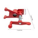 4er Pack 3/4" Holzleim-Rohrzwingen-Set, strapazierfähige PRO Gusseisen-Schnellspann-Stangenzwingen mit breiter Basis für die Holzbearbeitung