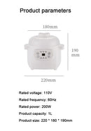 The Hearth Keeper | Ceramic Electric Slow Cooker with Herbal Tonic Mode