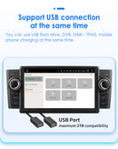 1-DIN Android Autoradio 7862 DSP Carplay für Fiat Grande Punto Linea 2007-2012 Multimedia-Player Autoradio GPS Stereo 7" Haupteinheit