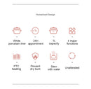The Hearth Keeper | Ceramic Electric Slow Cooker with Herbal Tonic Mode