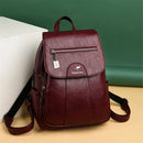 The Cartographer | Vintage Leather Women's Backpack