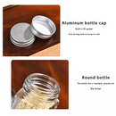 The Culinary Cartographer | 12-Piece Transparent Glass Spice Jar Set
