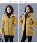 2022 Neue Frauen Winterjacke Lange Warme Parkas Weibliche Verdicken Mantel Baumwolle Gefütterte Parka Jacke Mit Kapuze Outwear M-4XL