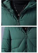 2022 Neue Frauen Winterjacke Lange Warme Parkas Weibliche Verdicken Mantel Baumwolle Gefütterte Parka Jacke Mit Kapuze Outwear M-4XL