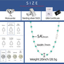 The Aether Band | 7mm D Color VVS Moissanite Prong-Set Sterling Silver Ring