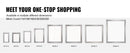 SucceBuy 20x24inch Screen Printing Kit Aluminum Silk Screen Printing Frames with High Tension Nylon Mesh