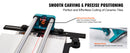 SucceBuy Manual Tile Cutter Laser Positioning Single Rails W/ Supporting Feet Professional Push Knife for Cutting Ceramic