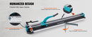 SucceBuy Manual Tile Cutter Laser Positioning Single Rails W/ Supporting Feet Professional Push Knife for Cutting Ceramic