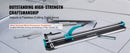 SucceBuy Manual Tile Cutter Laser Positioning Single Rails W/ Supporting Feet Professional Push Knife for Cutting Ceramic