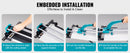 SucceBuy Manual Tile Cutter Laser Positioning Single Rails W/ Supporting Feet Professional Push Knife for Cutting Ceramic