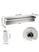 The Cascade Architect | Stainless Steel Waterfall Pool Fountain with Variable Heights