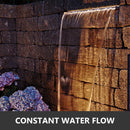 The Cascade Architect | Stainless Steel Waterfall Spillway for Pool & Garden Landscapes