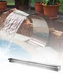The Cascade Architect | Stainless Steel Waterfall Pool Fountain with Variable Heights