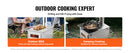 The Emberwright | 80-Inch Stainless Steel Camping Tent Stove