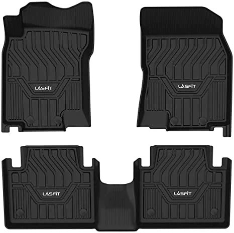 Nissan Rogue 2014-2020 Custom Floor Mats TPE Material 1st & 2nd Row Seat, Don't Fit Sport & Select