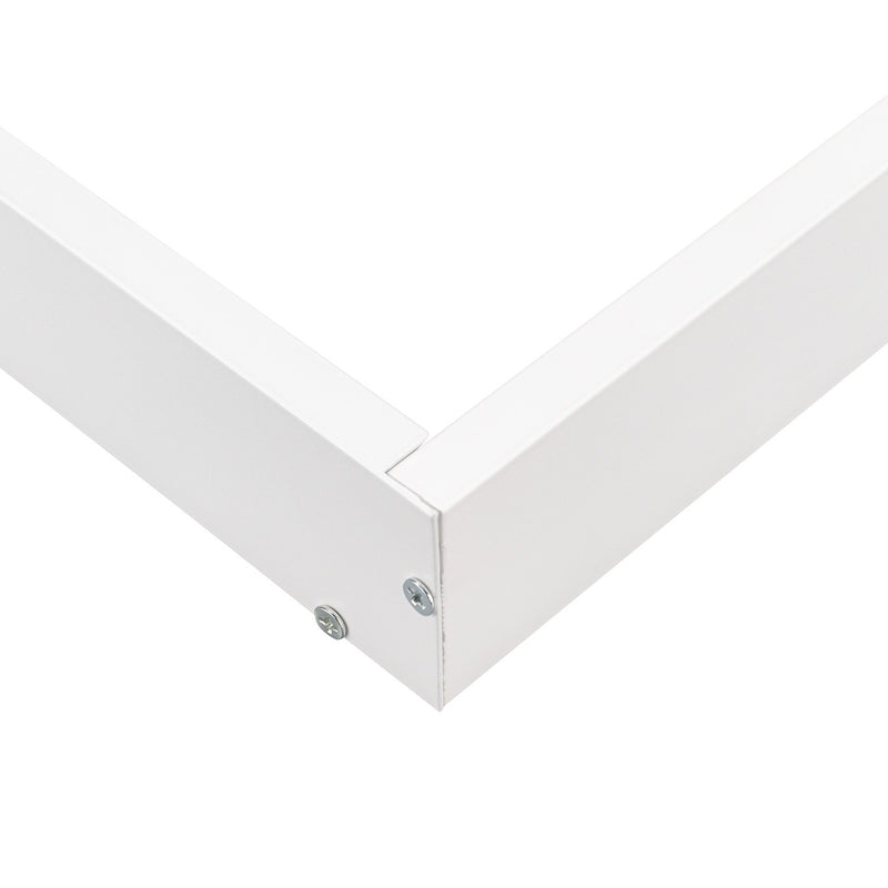 Kits de instalación en superficie de aluminio para panel LED delgado blanco