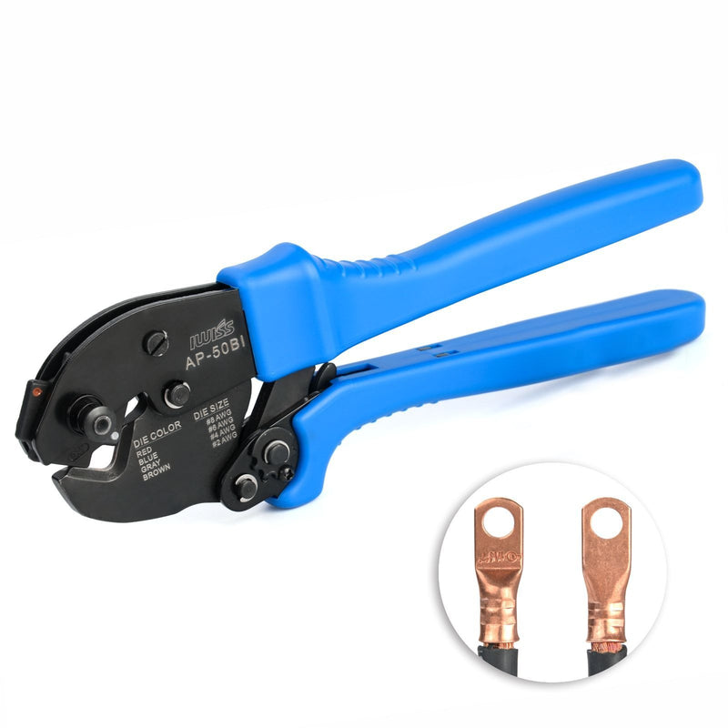 AP-50BI CABLE CRIMPER FOR COPPER CABLE LUGS FROM 8-2AWG