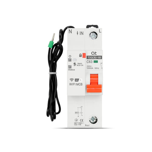 AT-QCB2 Tuya Smart Life MCB WIFI Metering Leistungsschalter