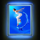 CAJA DE LUZ LED DELGADA CON CUBIERTA DE CRISTAL