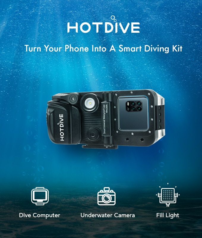 HotDive: Verwandeln Sie Ihr Telefon in einen All-in-One-Smart-Tauchausrüstungs-Großhandel