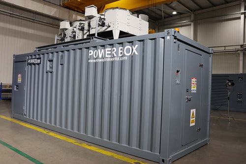 520KW Natural Gas Generator 415V, 3 Phase: Powered by MAN GE520S-NG Side