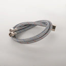 PARLOS Faucet Water Supply Lines with Fliter Screen, 9/16-24 UNEF Brass Connector , 24-Inch Length