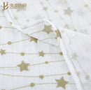Metallic Gold Star Baby blankets