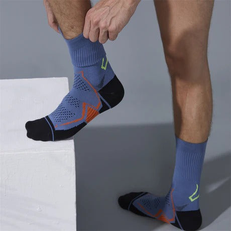 Antibakterielle, gepolsterte Athletic Crew-Socken