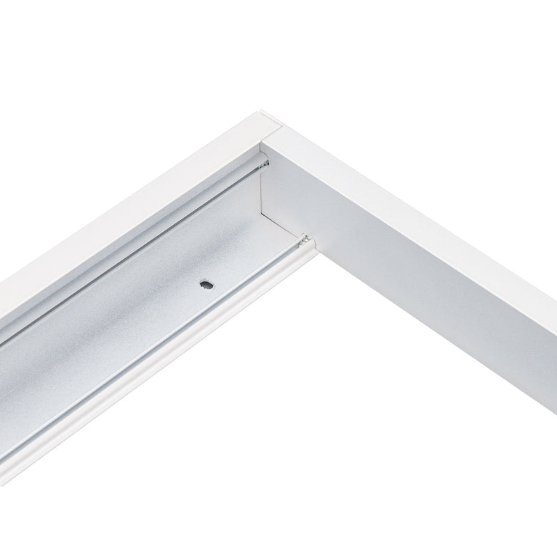 Aluminium-Oberflächeninstallationskits für weißes, schlankes LED-Panel