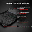 Volkswagen ID.4 2021 2022 2023 All Weather Floor Mats TPE Material Custom 1st & 2nd Row
