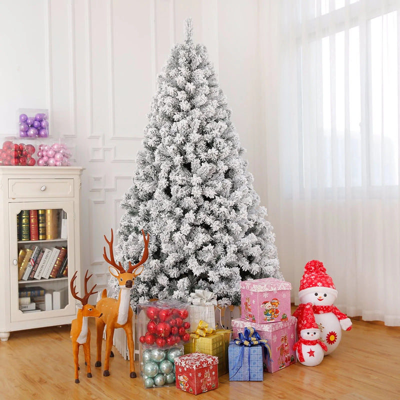 el árbol de navidad ligero atado que se reúne del Pvc de los 7.5ft extiende naturalmente la estructura del árbol