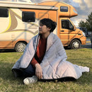 Battery Powered Heated Blanket-Sheep Fleece Blanket-6 Hours Heating