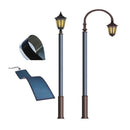 20W LED Lantern solar wrap pole 2FSG045